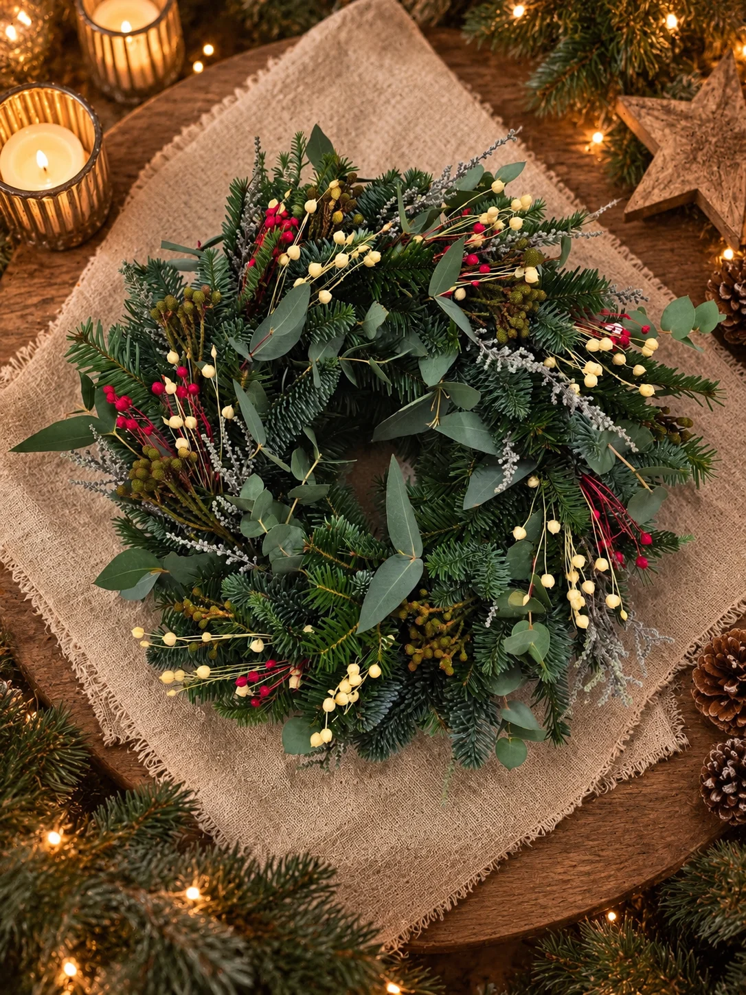 Adventní věnec korpus 2