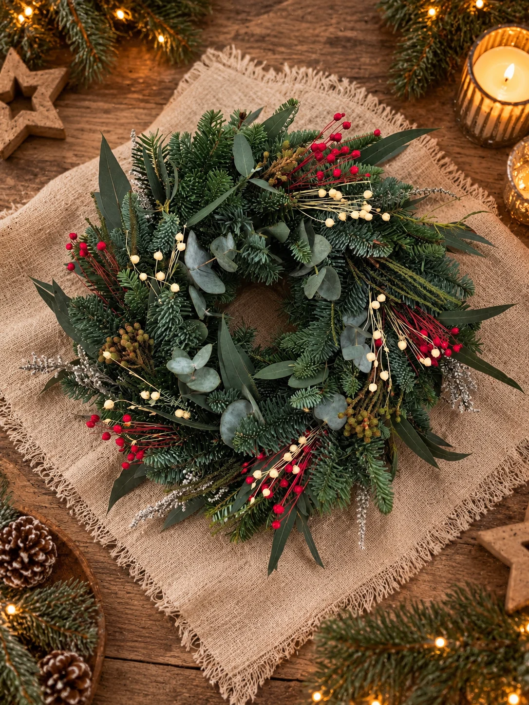 Adventní věnec korpus 3